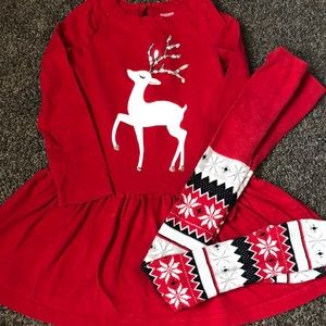 Red reindeer outfit size 6!